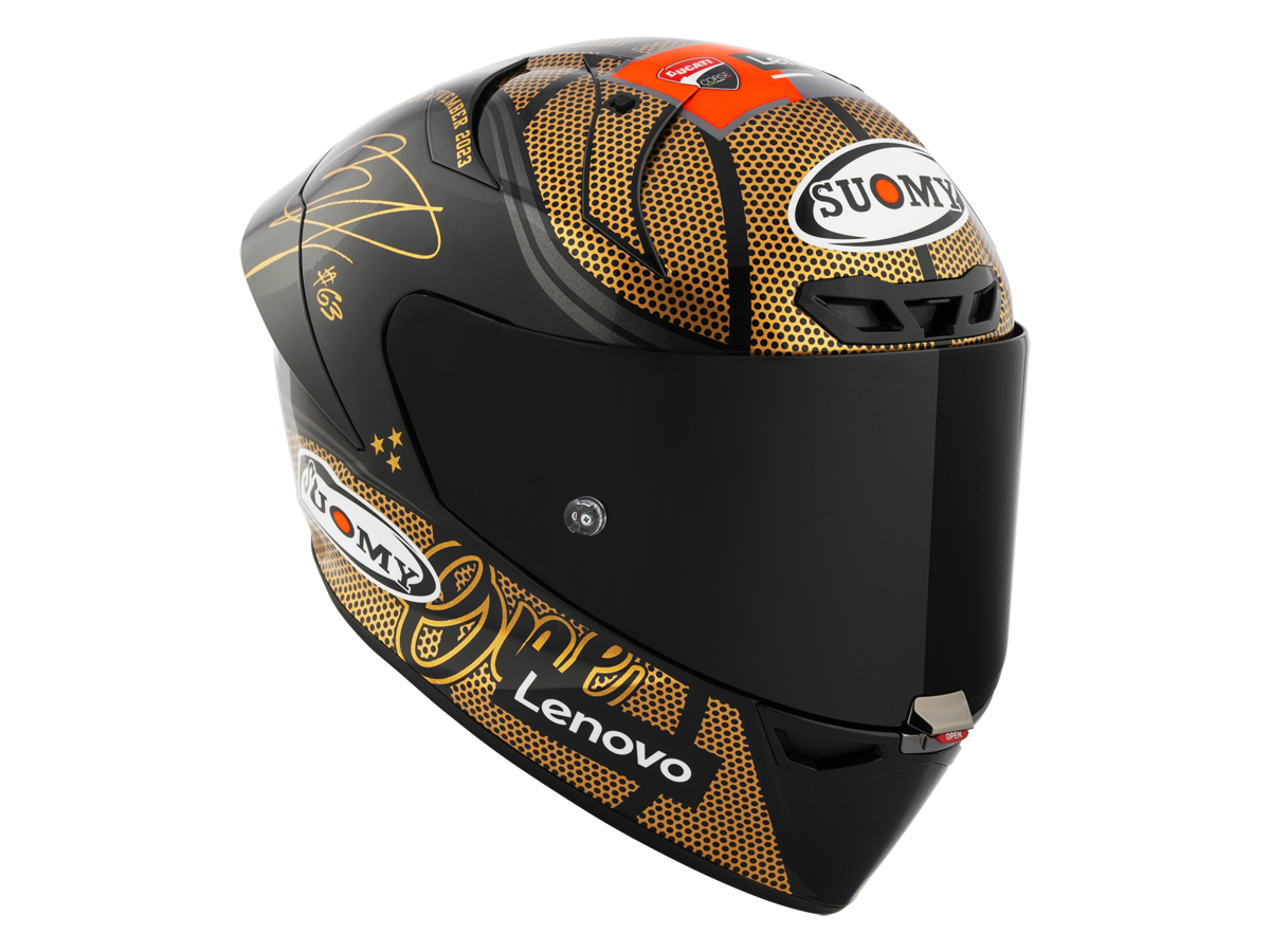 SUOMY S1-XR GP BAGNAIA PECCO Limited Edition Helmet - GOLD!!!!!!!!!
